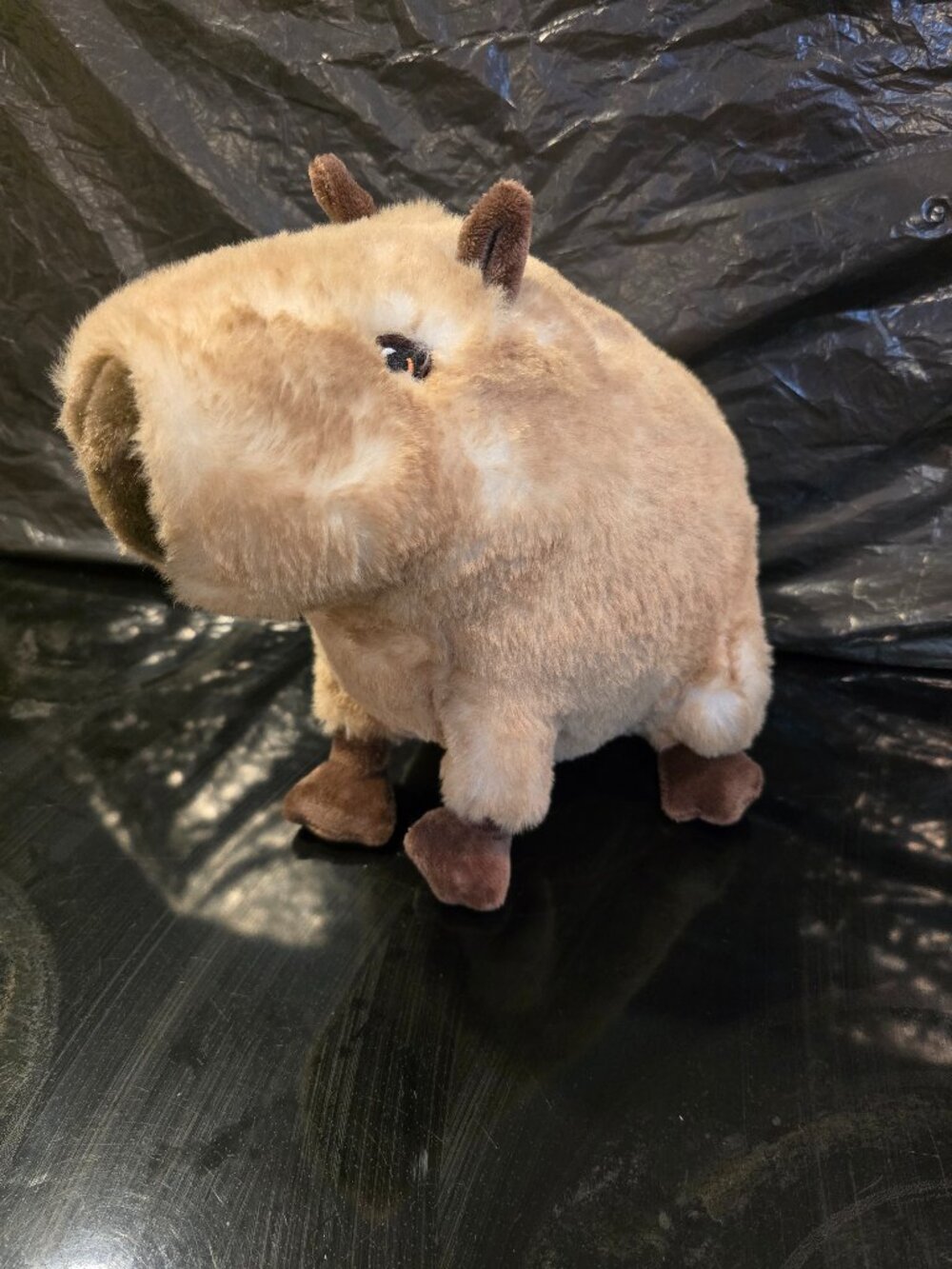 Capybara Plush Stuffed The Petting Zoo Sable Brown 10"